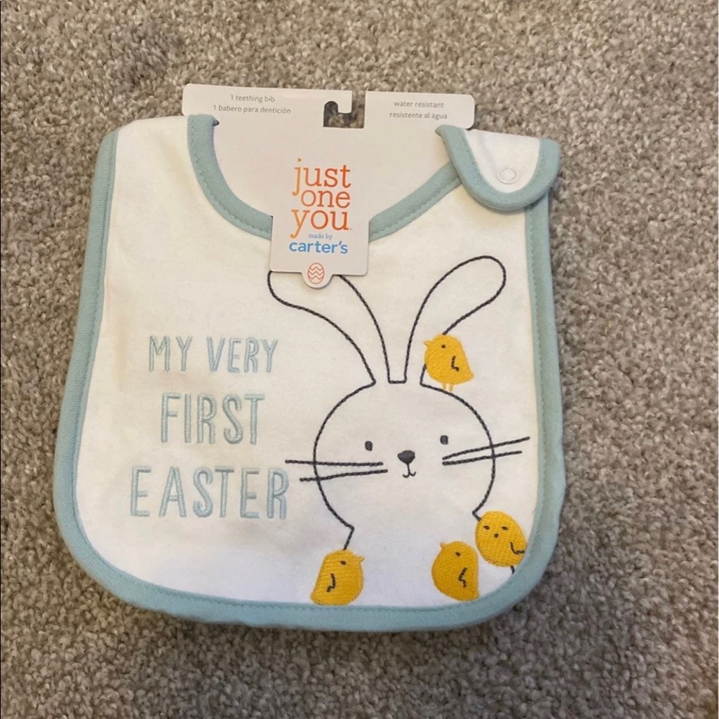 Carters First Easter Bib